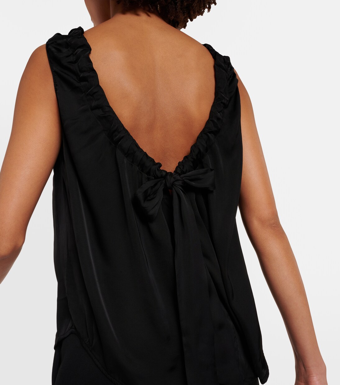 Top Mindi aus Satin | Velvet