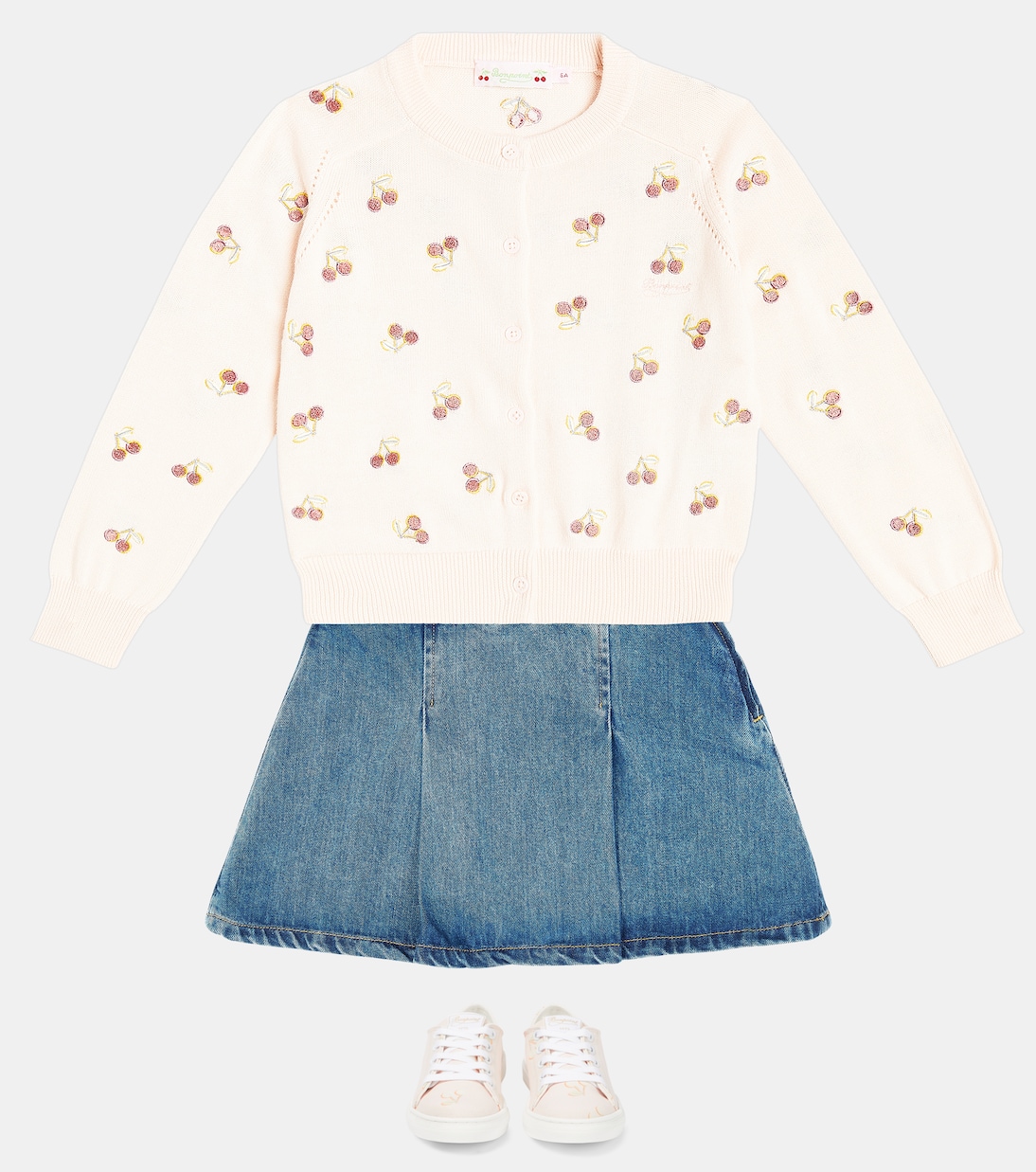 Aizoon cotton cardigan | Bonpoint