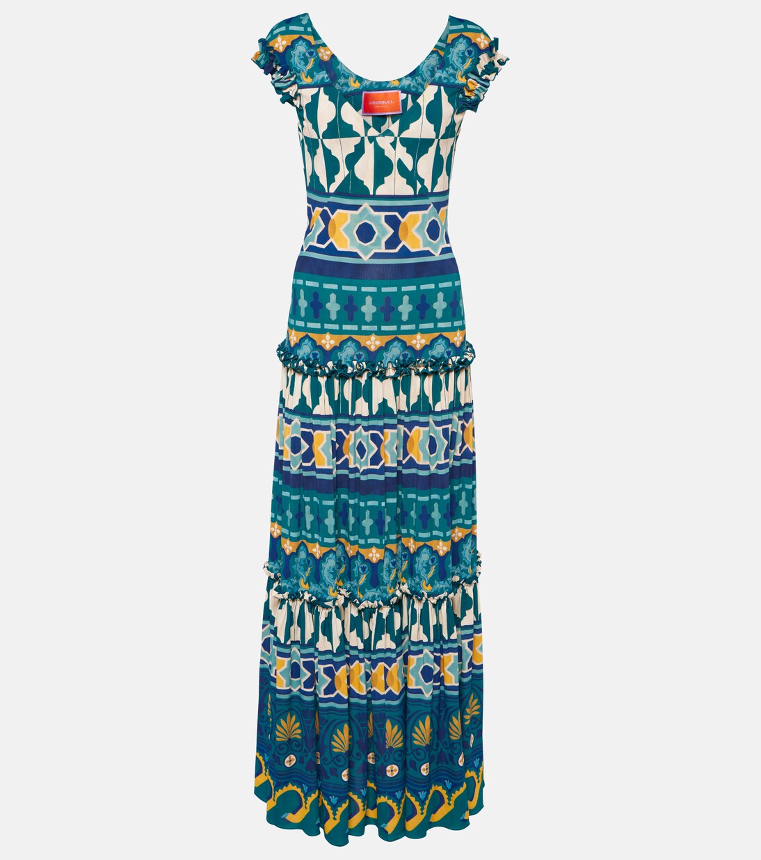 Robe longue Pimento en coton mélangé | La DoubleJ