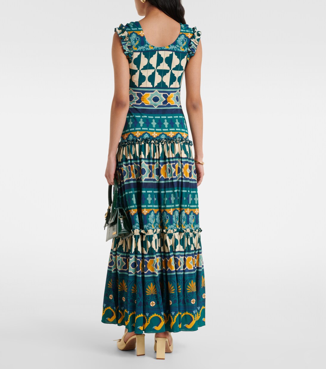 Robe longue Pimento en coton mélangé | La DoubleJ