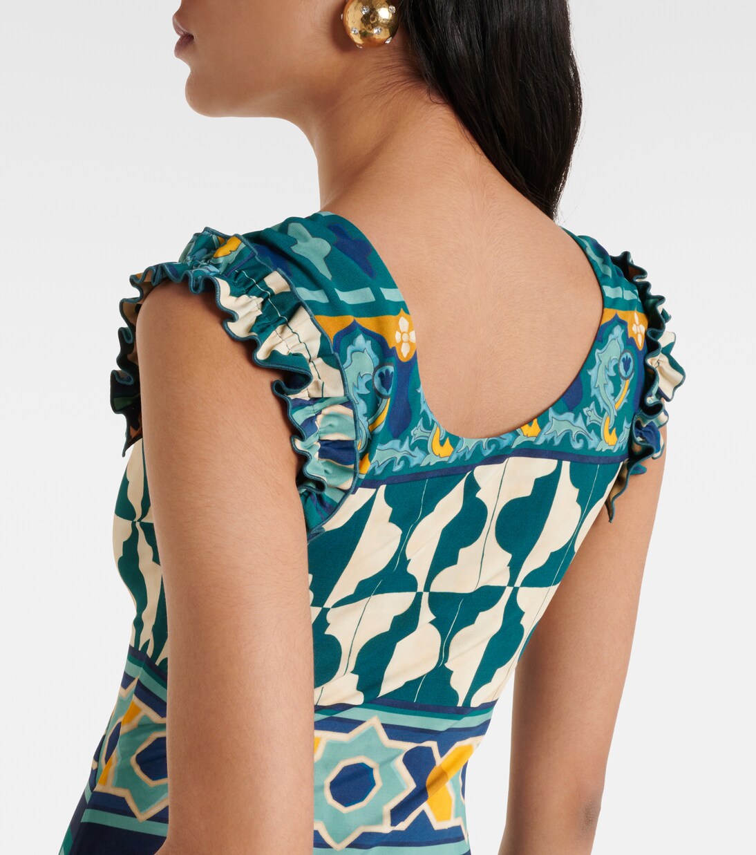 Robe longue Pimento en coton mélangé | La DoubleJ