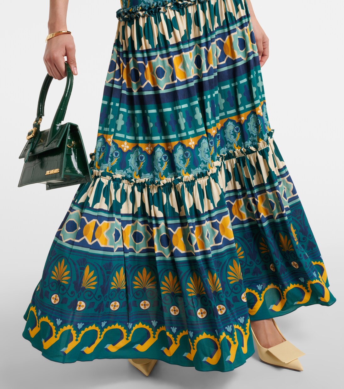 Robe longue Pimento en coton mélangé | La DoubleJ