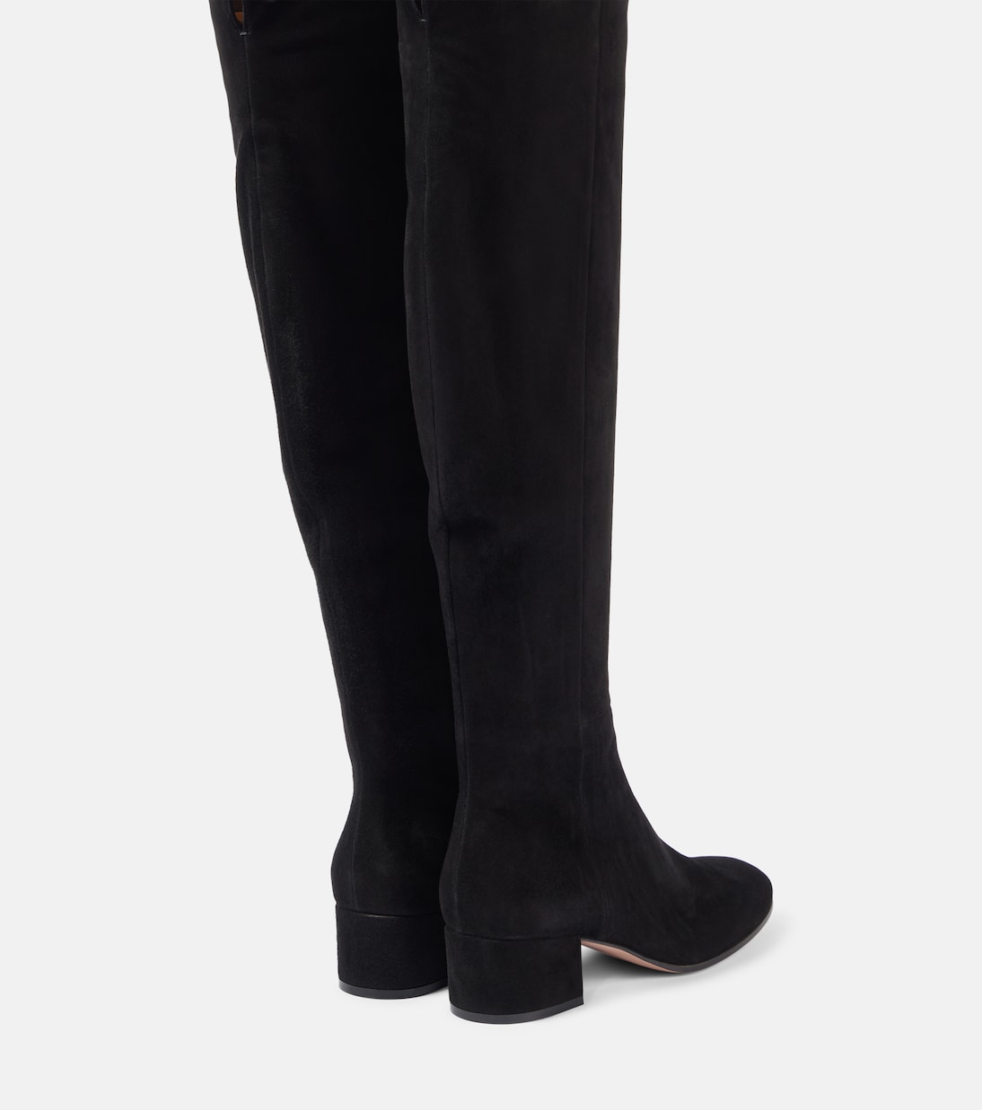 Suede knee-high boots | Gianvito Rossi