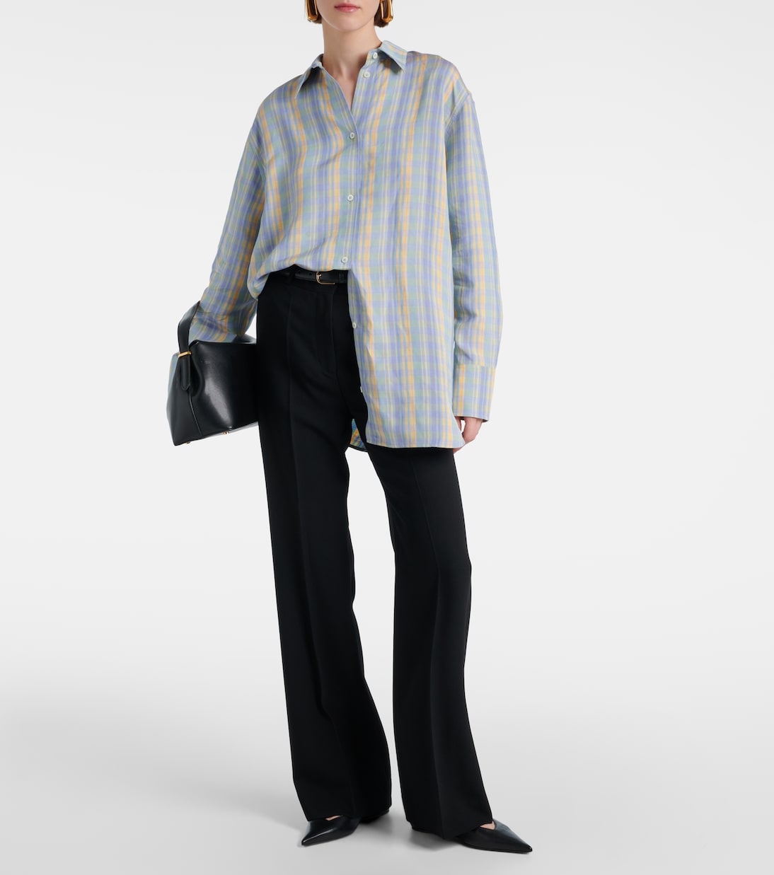 Oversize-Hemd aus einem Leinengemisch | Toteme