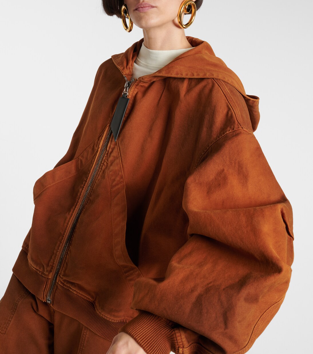 Kapuzenjacke aus Baumwolle | The Attico