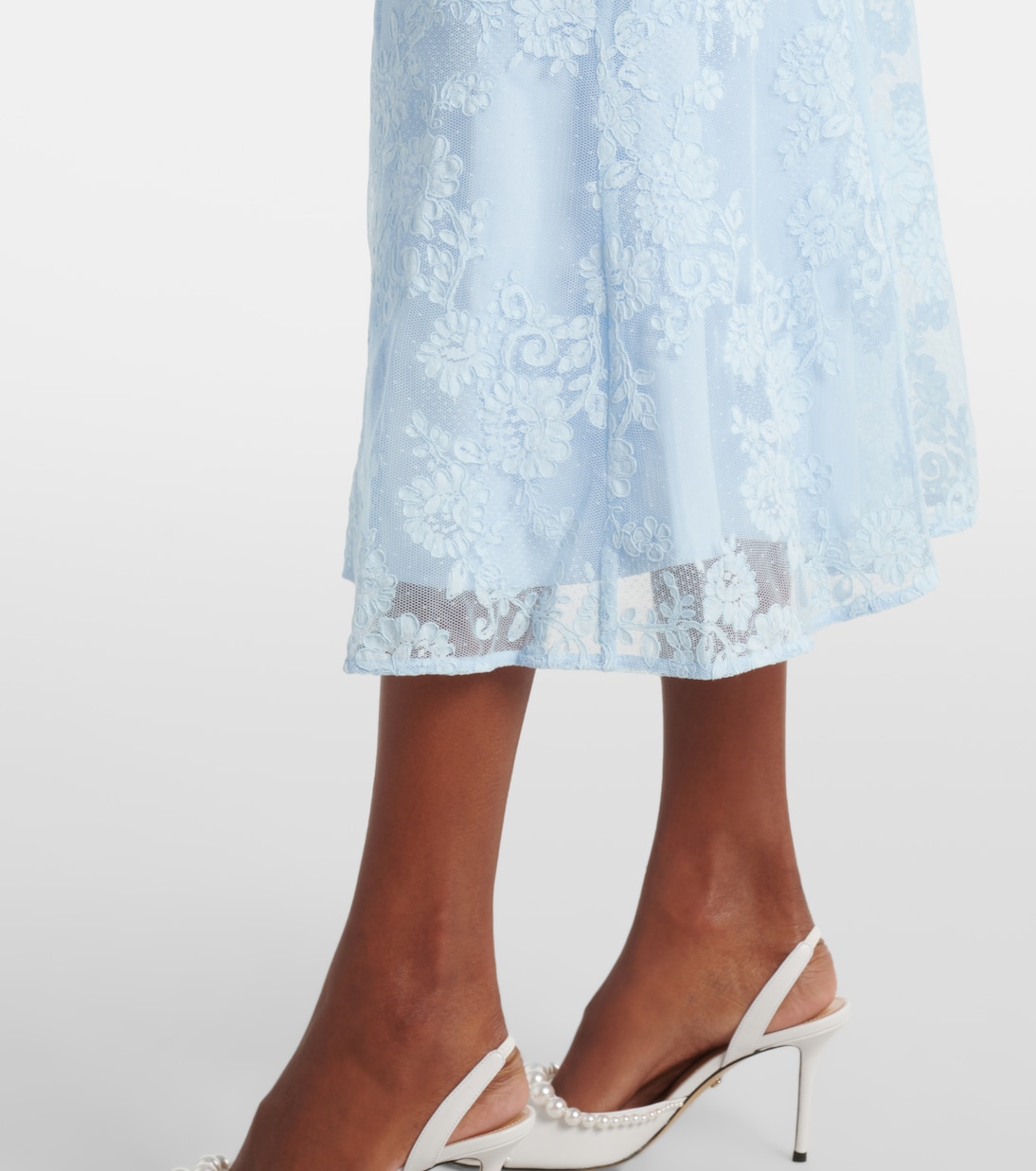 Lace midi dress | Self-Portrait