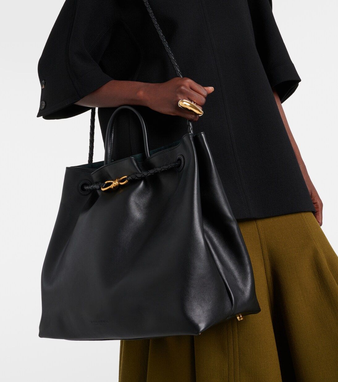 Tote Bag Andiamo Large aus Leder | Bottega Veneta