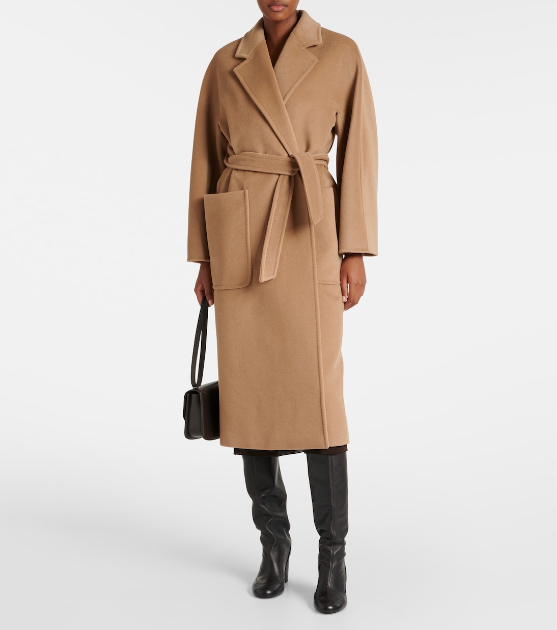 Locri wool and cashmere wrap coat | Max Mara