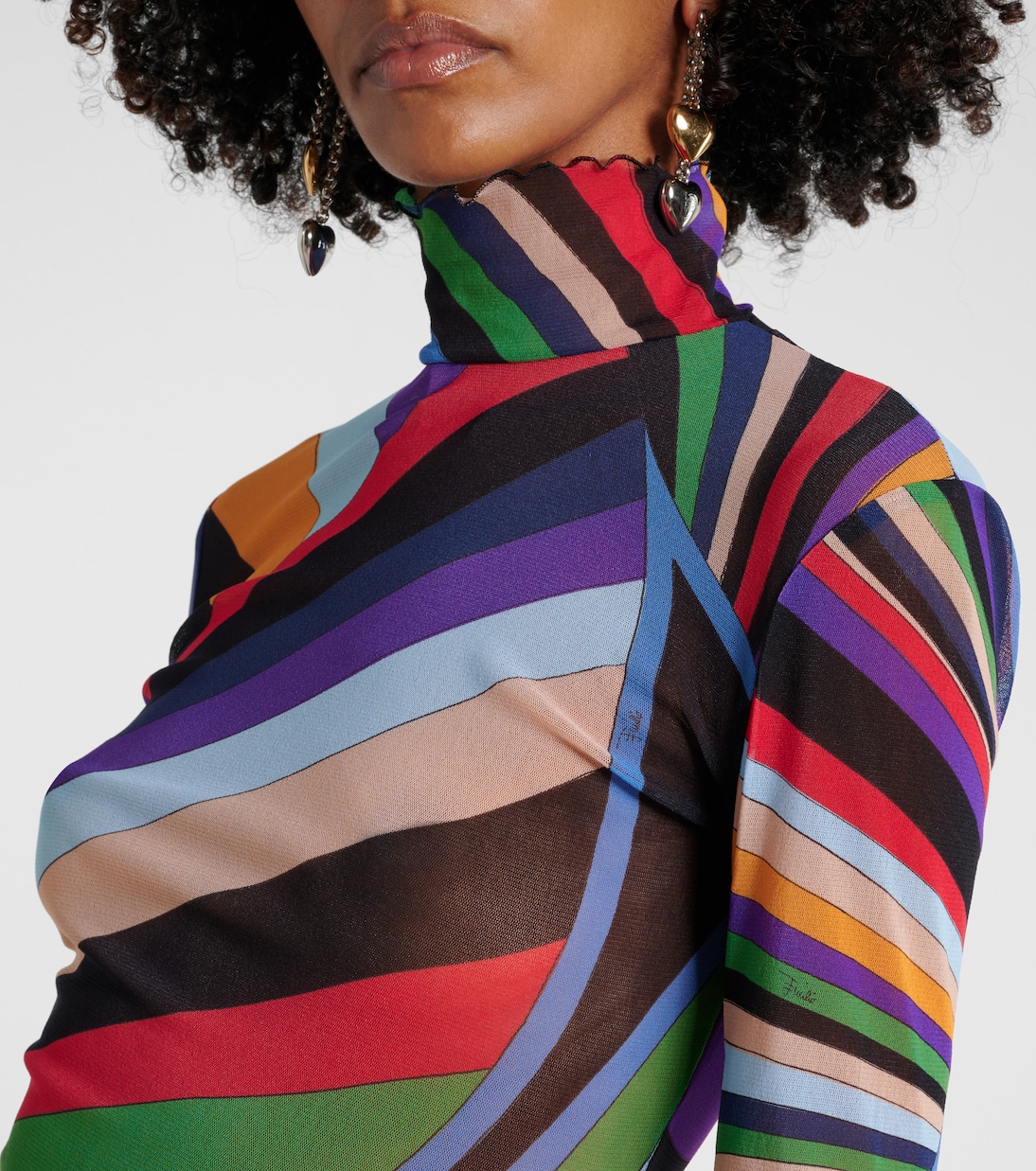 Iride tulle top | Pucci