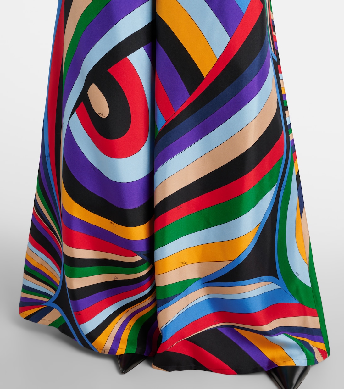 Iride silk twill wide-leg pants | Pucci
