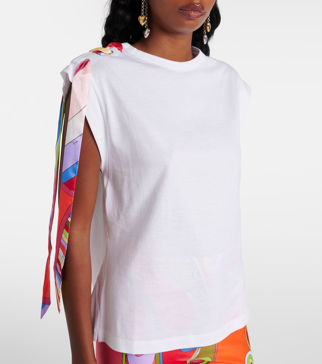 Iride cotton jersey T-shirt | Pucci