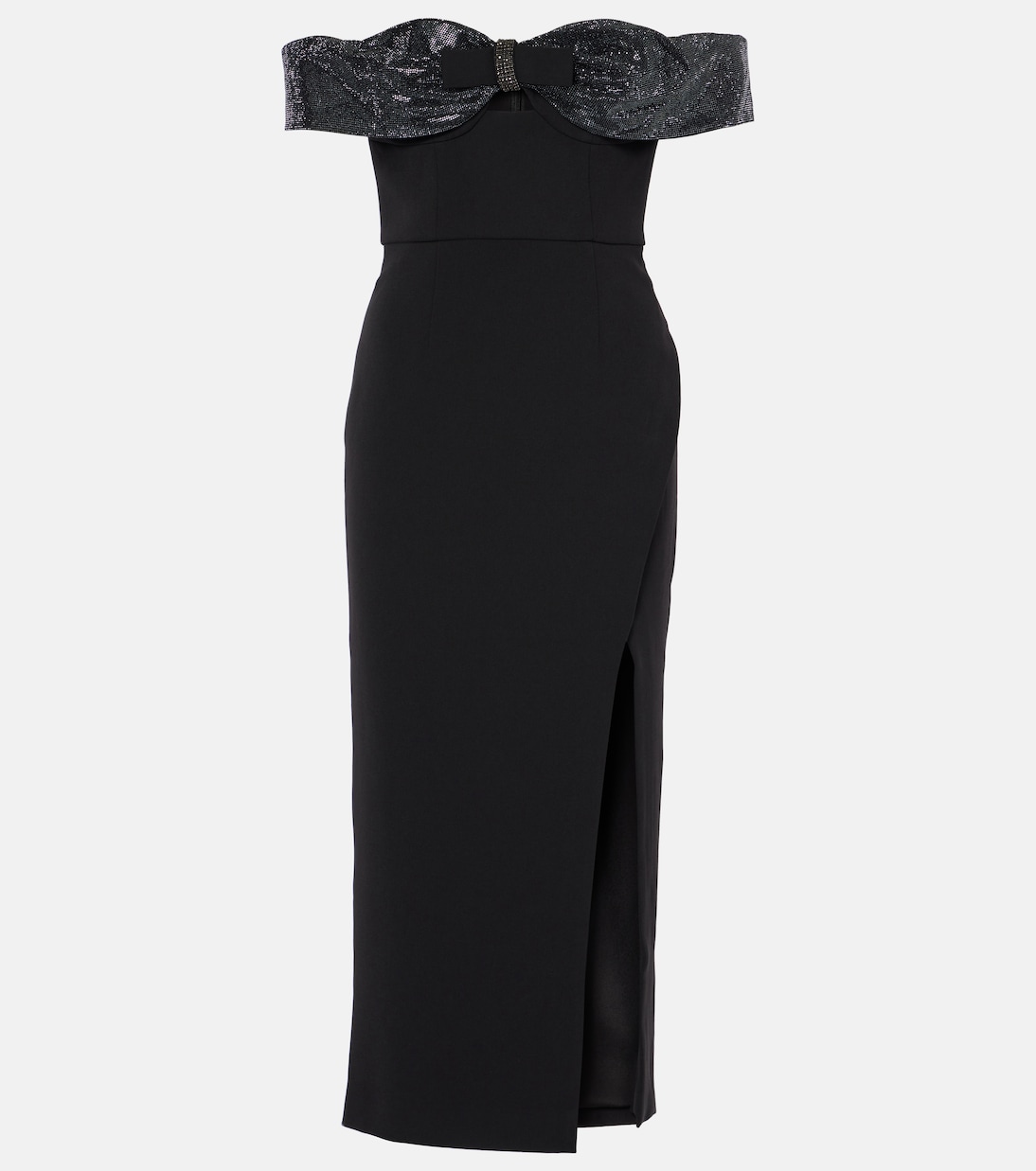 Robe midi à ornements | Self-Portrait