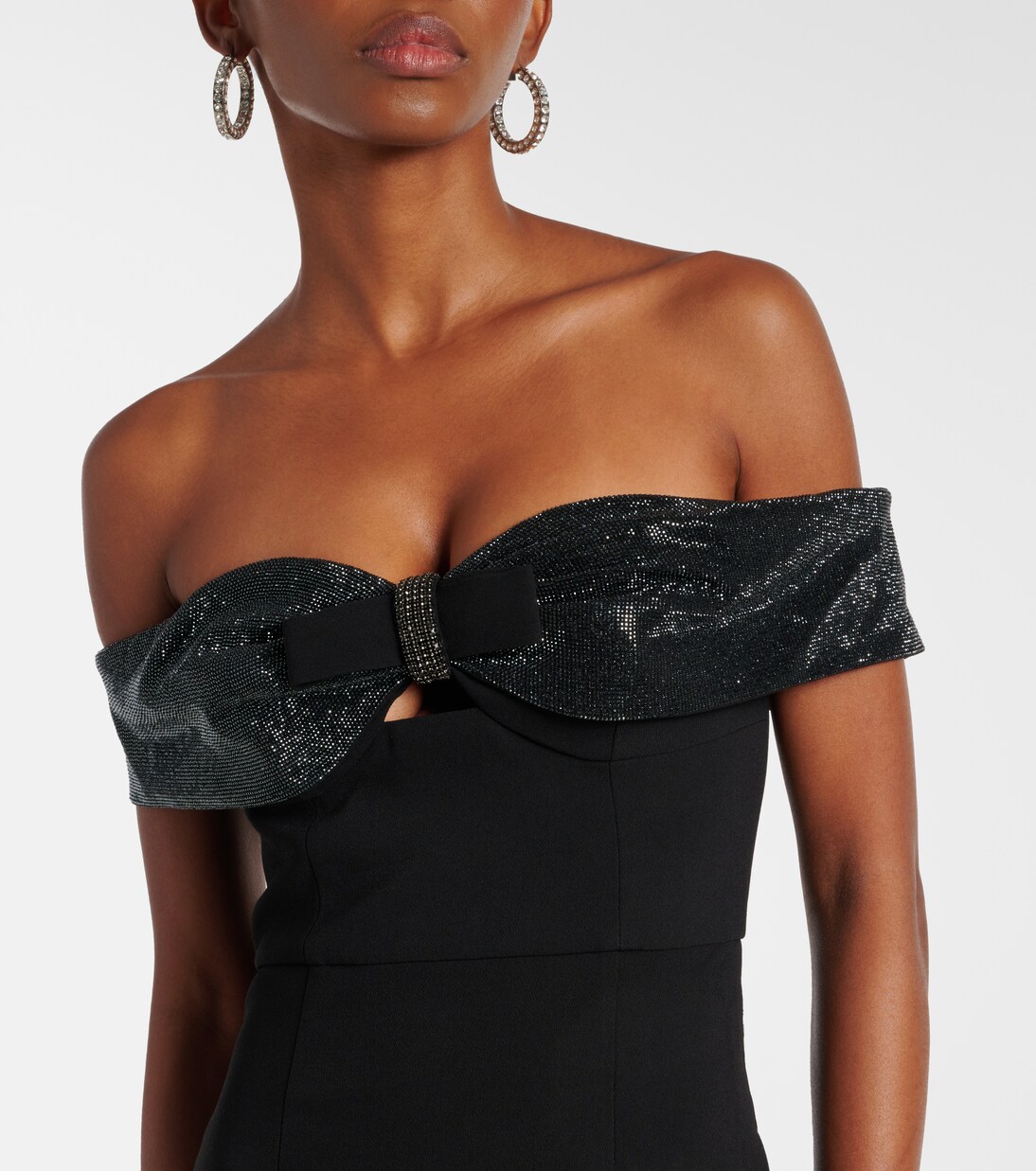 Robe midi à ornements | Self-Portrait