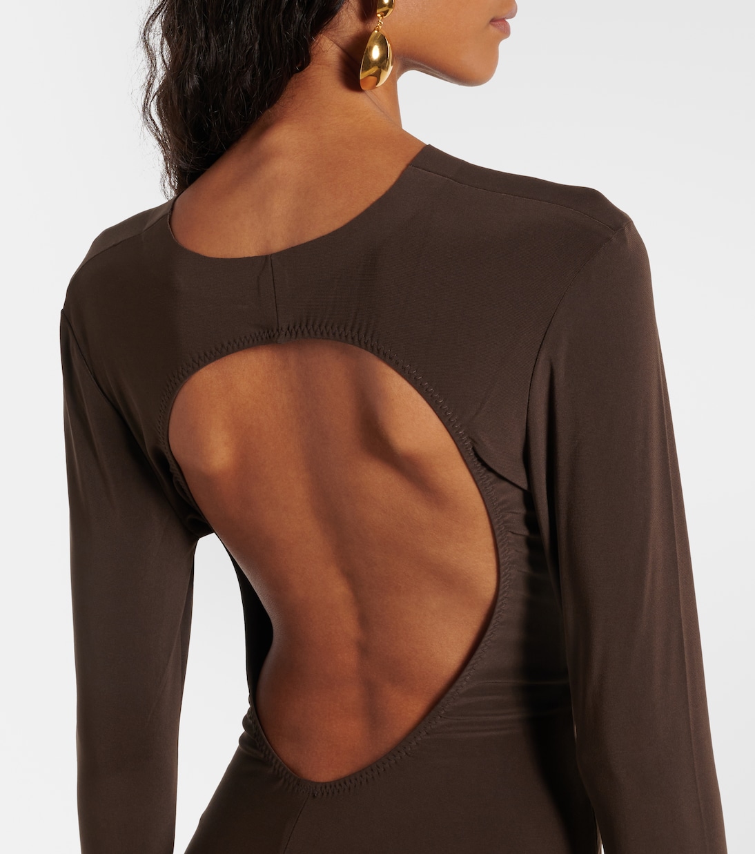 Draped jersey gown | Norma Kamali