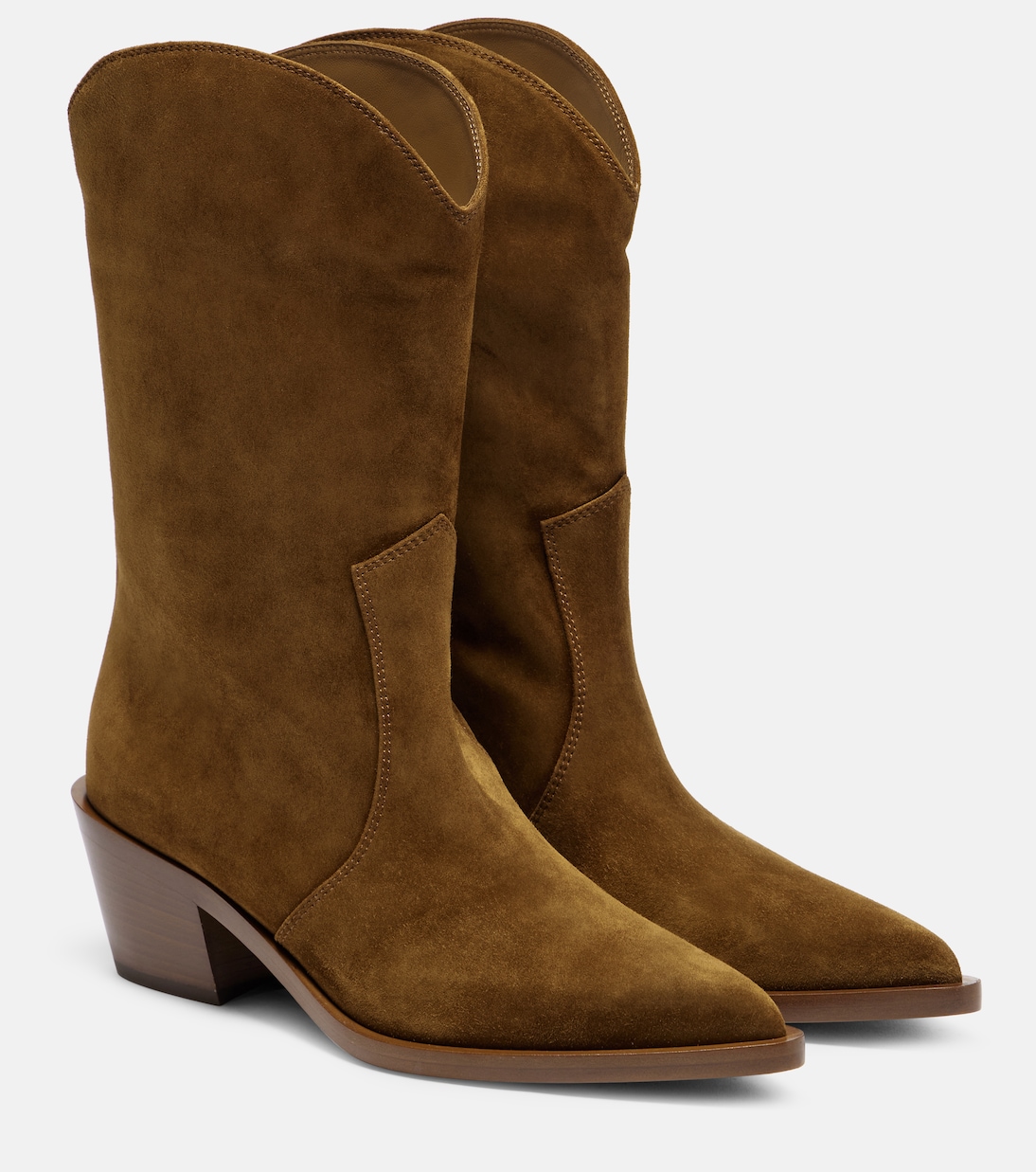 Western 45 suede booties | Gianvito Rossi