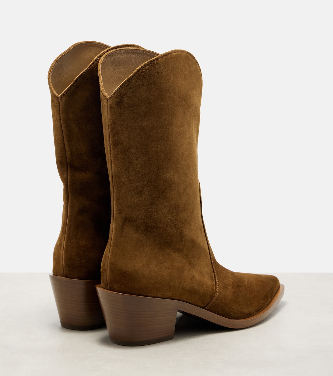 Western 45 suede booties | Gianvito Rossi