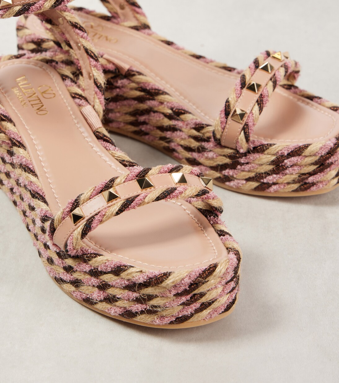 Sandali espadrillas Rockstud Torchon | Valentino Garavani