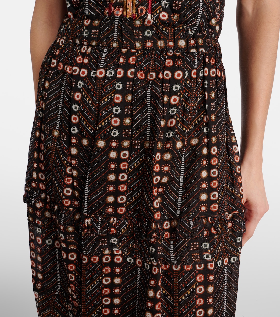 Falda larga Diya de algodón a capas | Marant Etoile