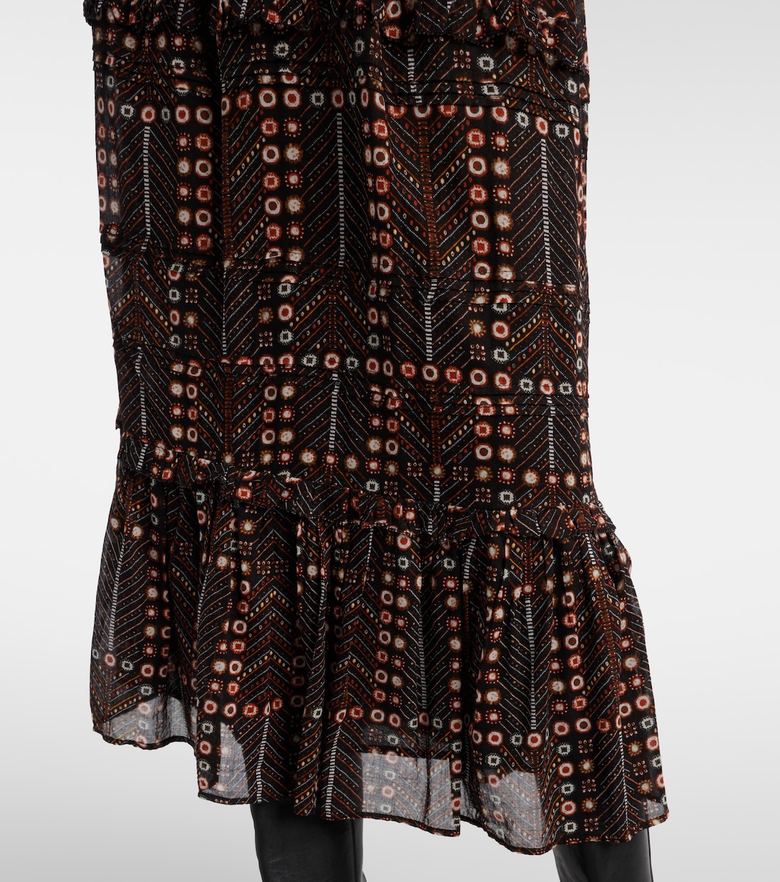 Falda larga Diya de algodón a capas | Marant Etoile