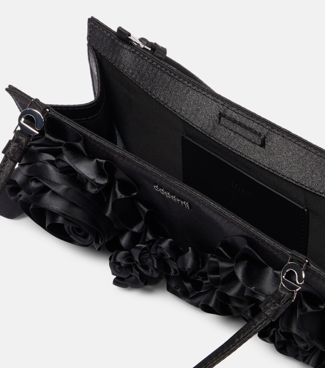 Pochette en satin à logo | Coperni