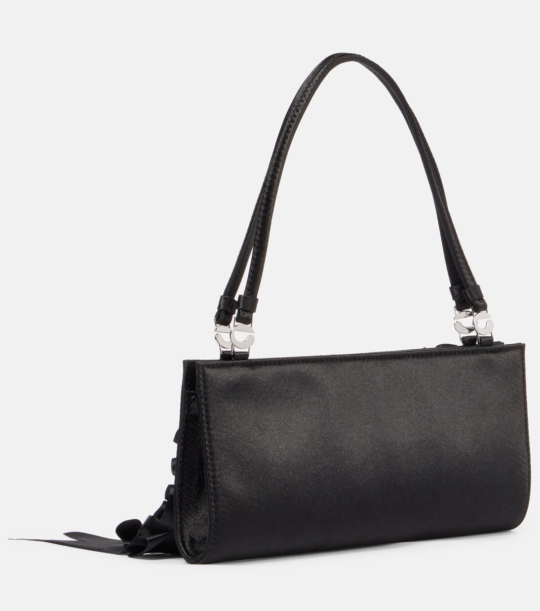 Pochette en satin à logo | Coperni