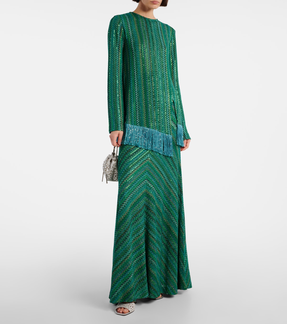 Pantoletten Skye 70 aus Satin mit Kristallen | Jimmy Choo