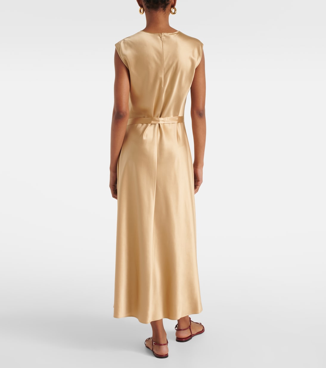 Midikleid Garnier aus Seidensatin | Joseph