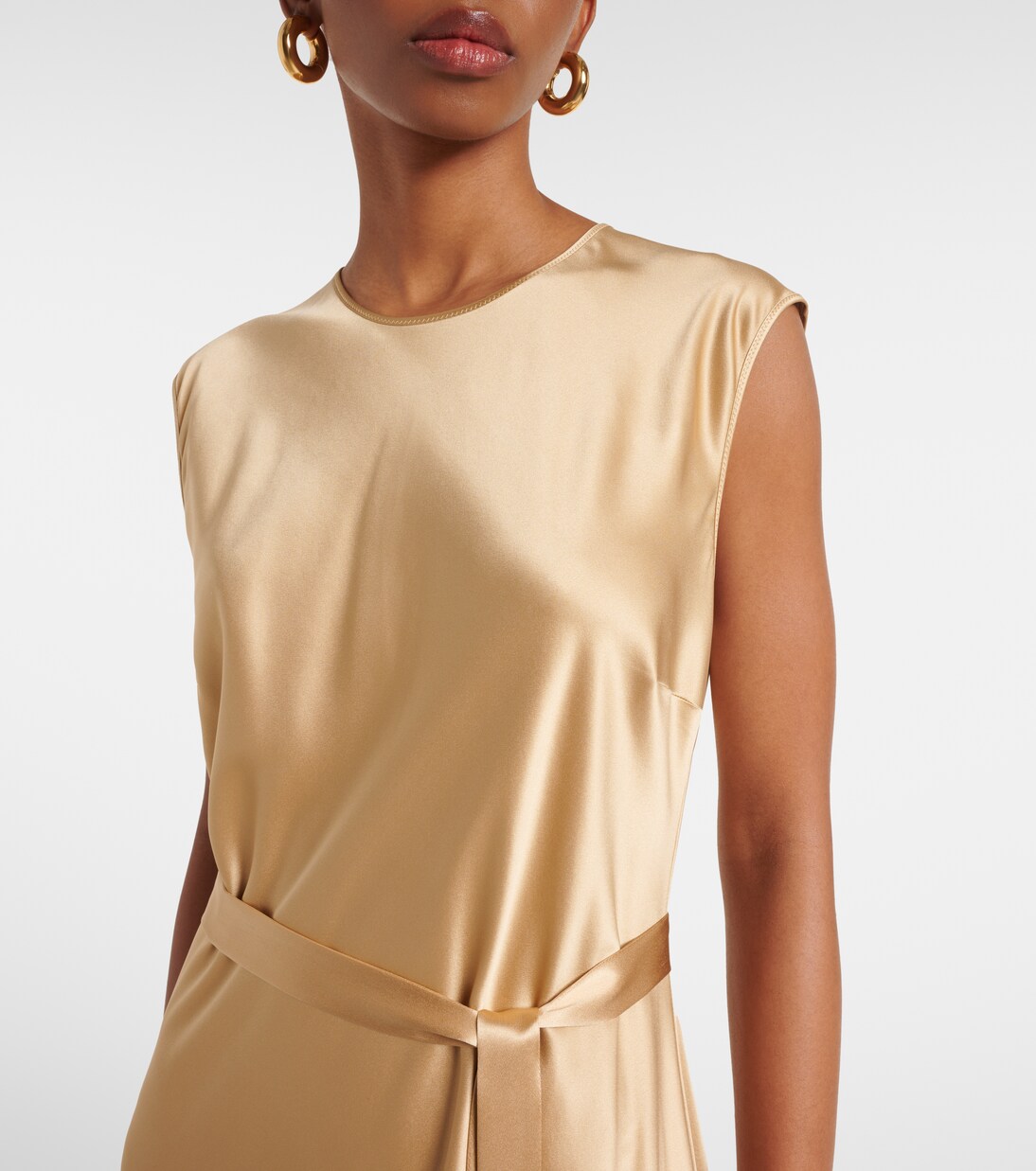 Midikleid Garnier aus Seidensatin | Joseph