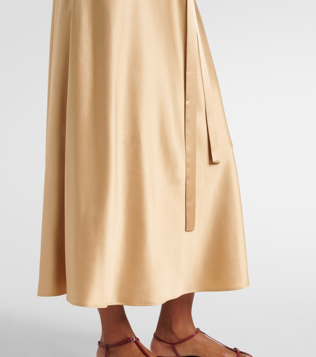 Midikleid Garnier aus Seidensatin | Joseph