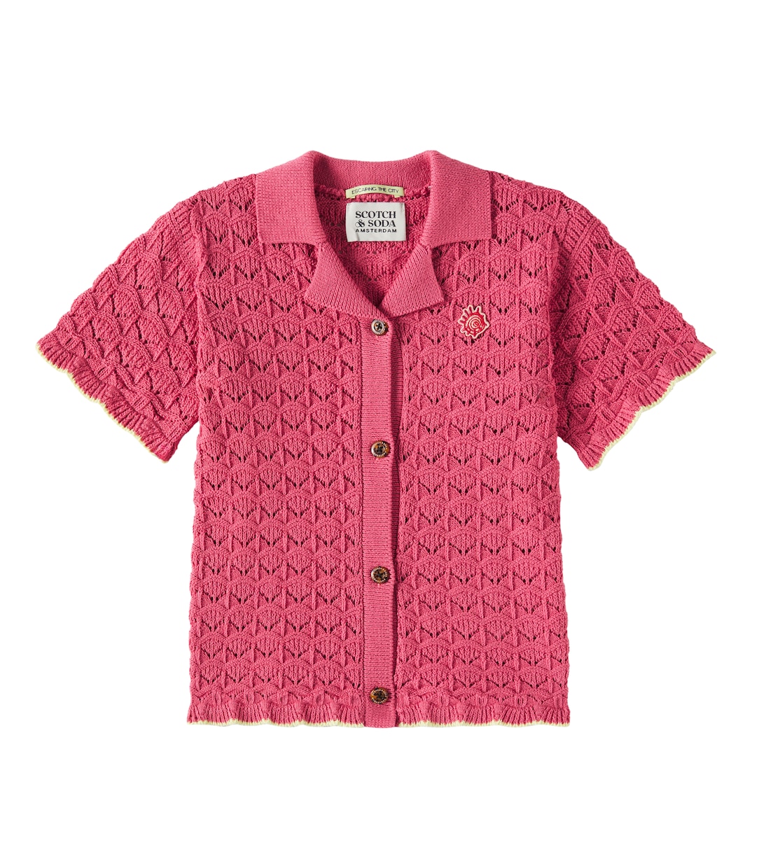 Knitted cotton-blend top | Scotch & Soda Kids