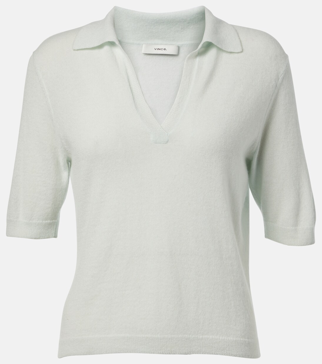 Polohemd aus Kaschmir und Seide | Vince