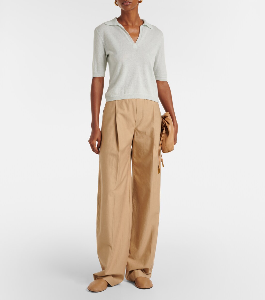 Polohemd aus Kaschmir und Seide | Vince