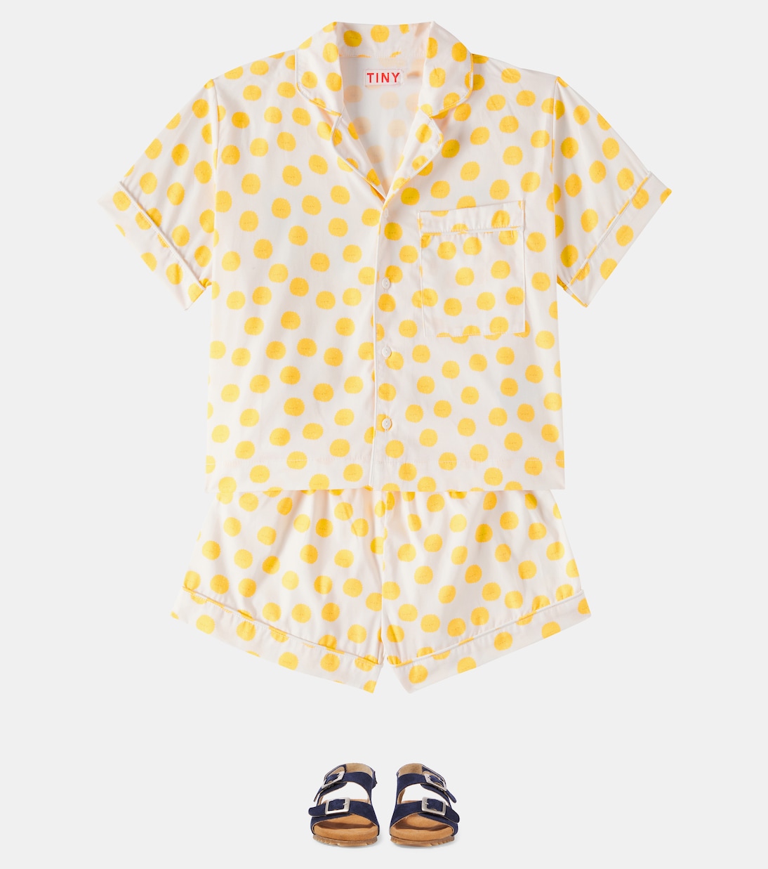 Bedruckter Pyjama Sun aus Baumwolle | Tinycottons