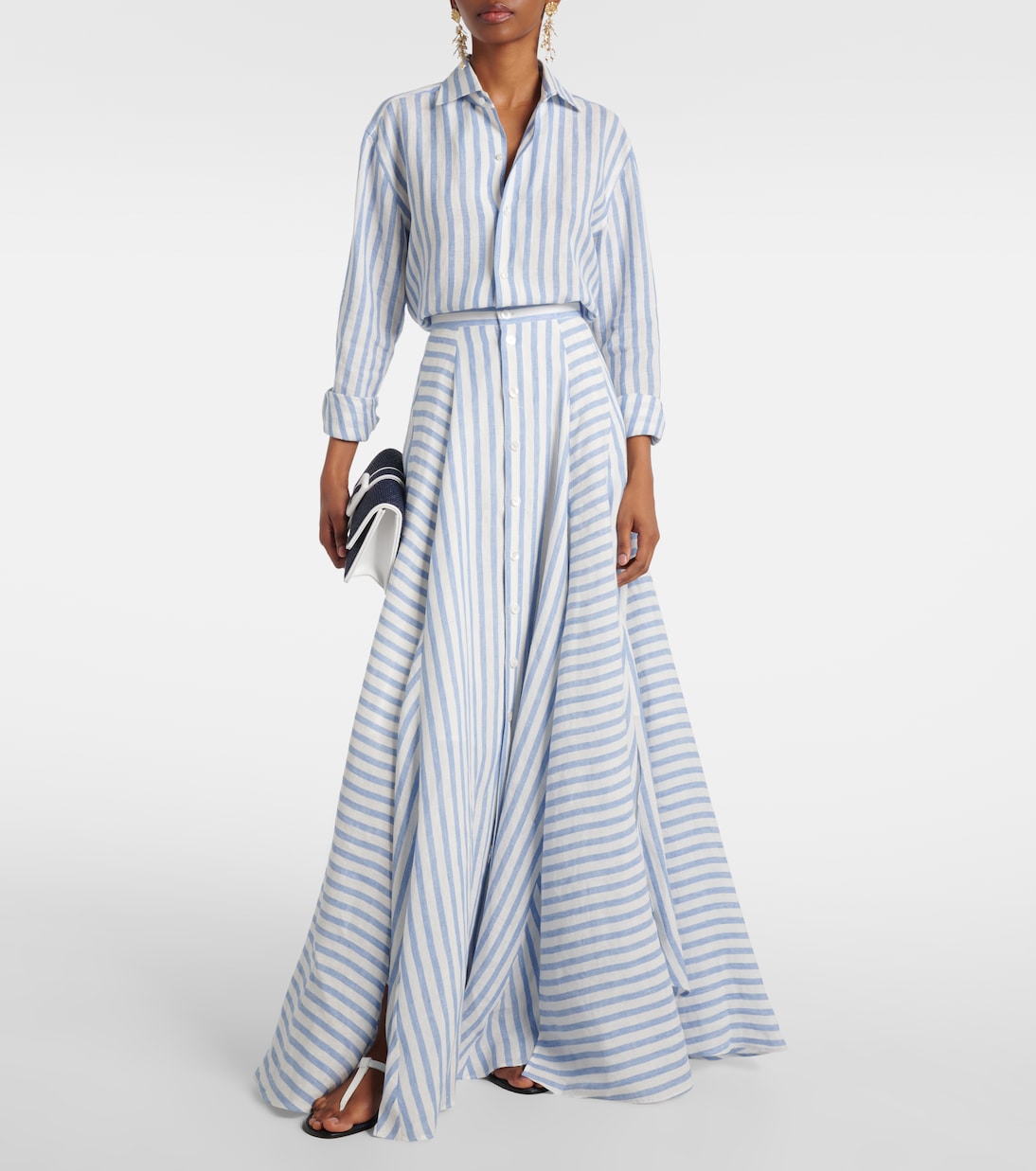 Hata leather thong sandals | Manolo Blahnik