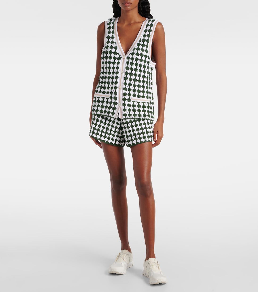 Portobello Watson crochet cotton vest | The Upside