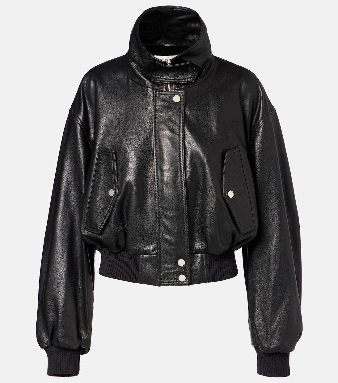 Briar leather bomber jacket | Nour Hammour
