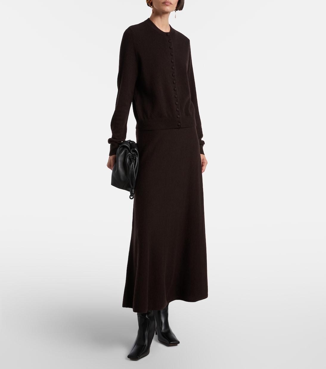 High-Rise-Maxirock Torie aus Kaschmir | Lisa Yang