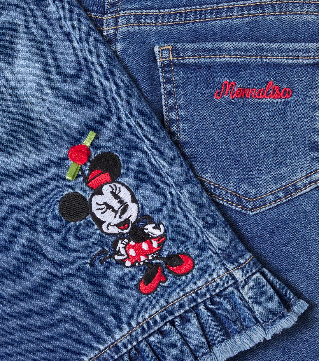 X Disney® Straight Jeans Minnie Mouse | Monnalisa