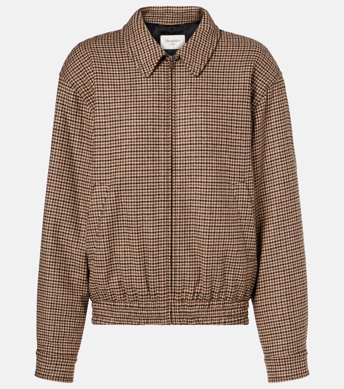 Houndstooth padded jacket | Saint Laurent