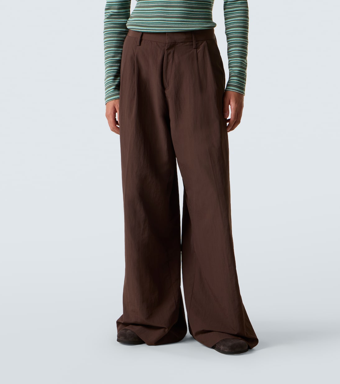 Pleated wide-leg pants | ERL