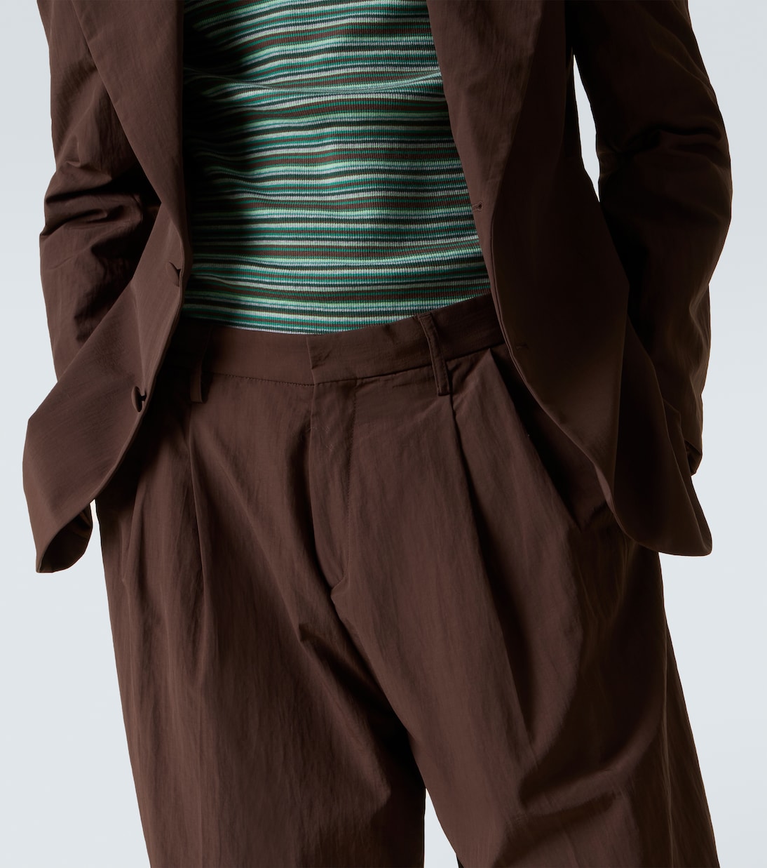 Pleated wide-leg pants | ERL