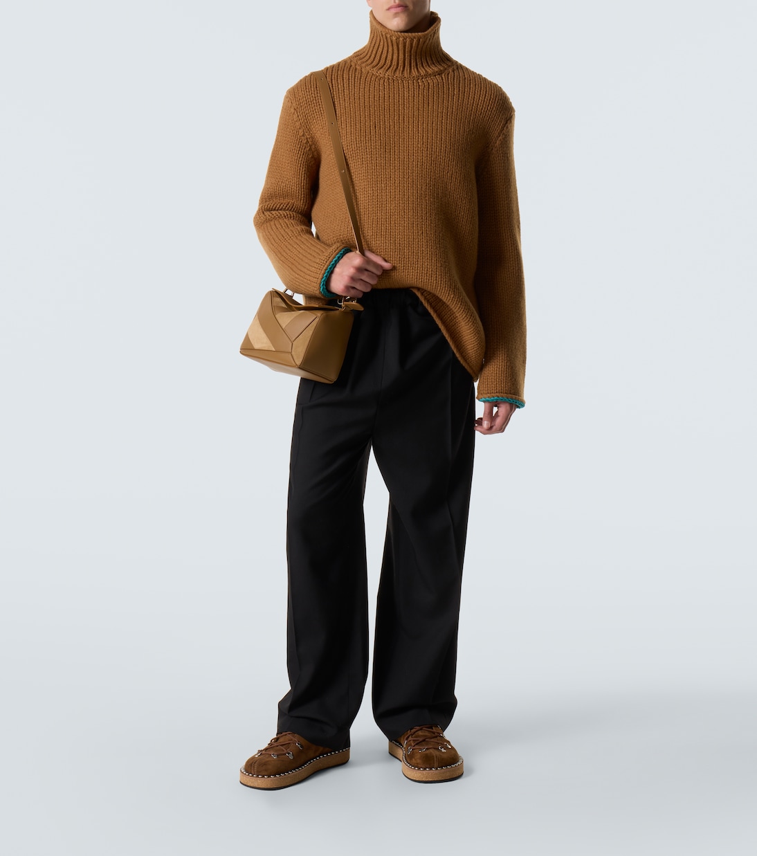 Pull à col roulé en laine | Loewe