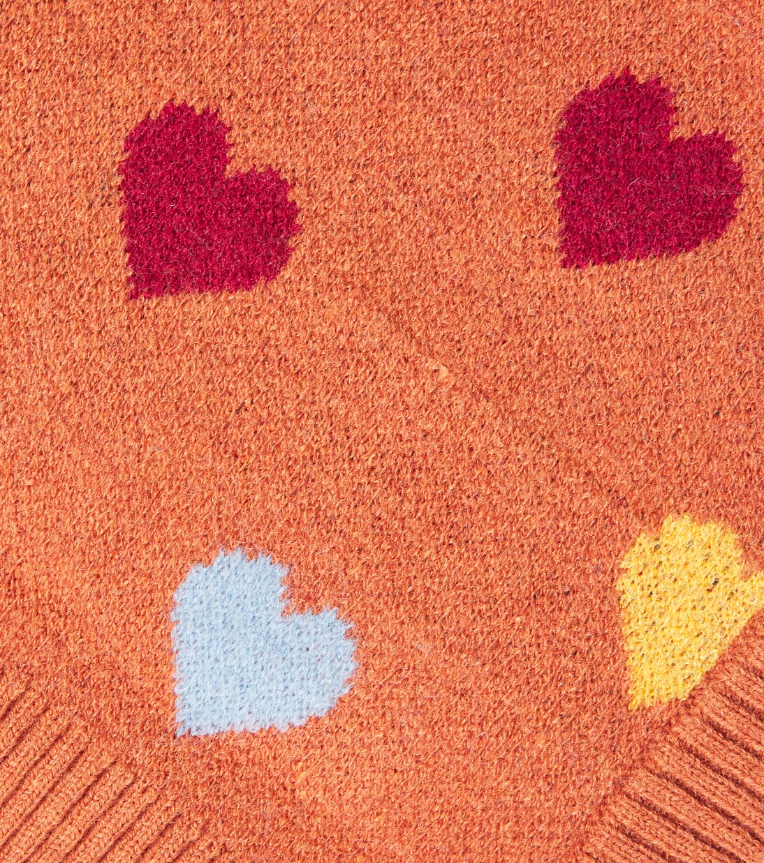 Heart knitted hood | Jellymallow