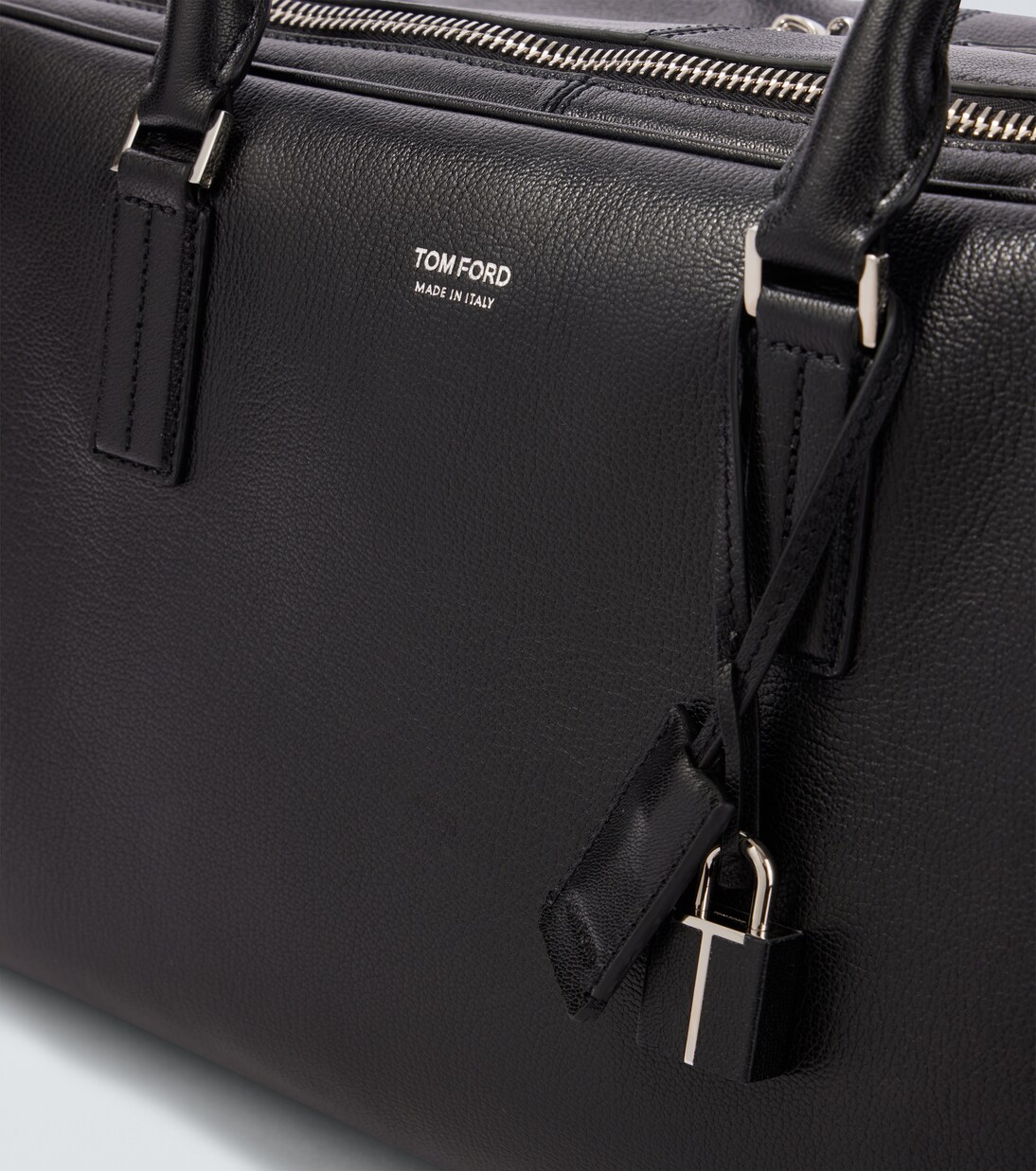 Logo leather duffel bag | Tom Ford