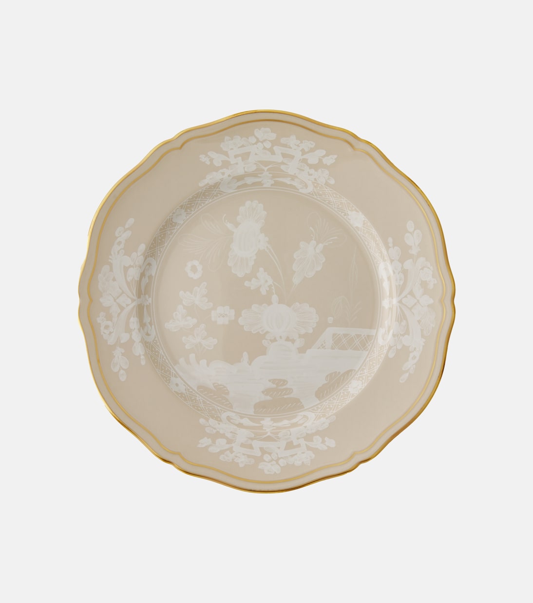 Piatto piano Oriente Italiano in porcellana | Ginori 1735