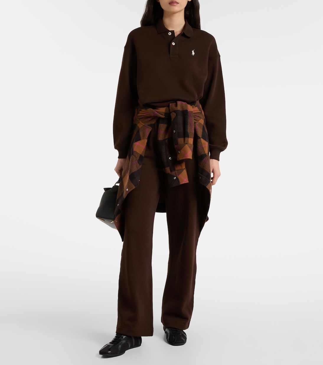 Logo cotton-blend fleece sweatshirt | Polo Ralph Lauren