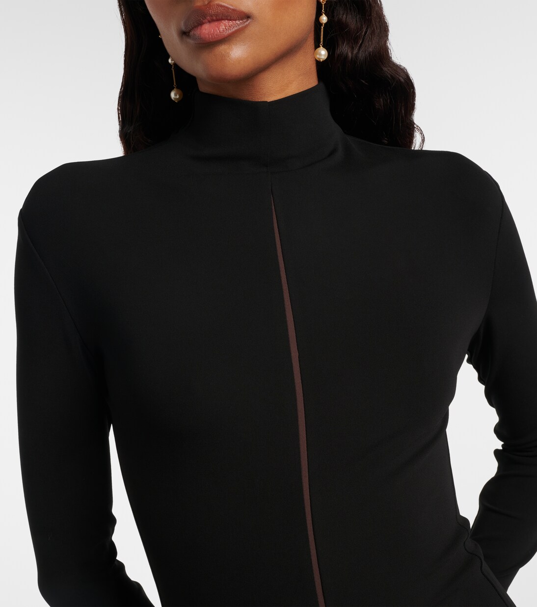 Vestido corto de cuello alto | Ferragamo