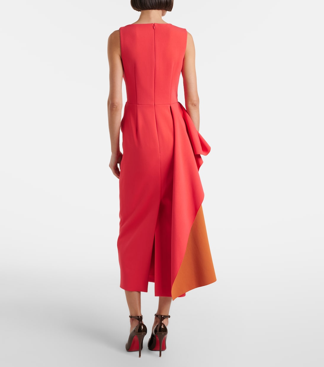 Calatrava crêpe midi dress | Roksanda