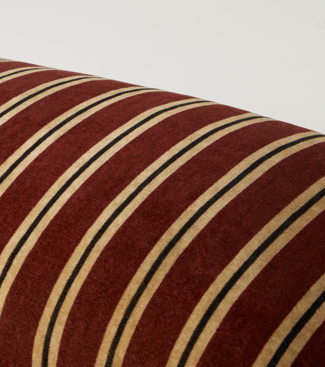 Glisente striped cotton and linen cushion | The House of Lyria