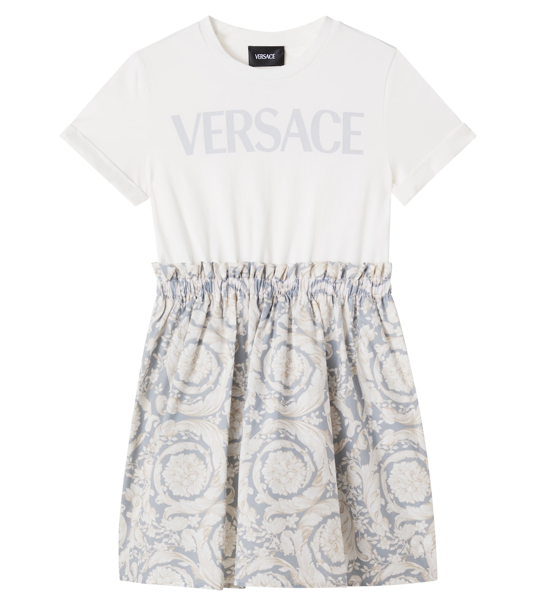 Kleid Barocco Kids aus Baumwoll-Jersey | Versace Kids